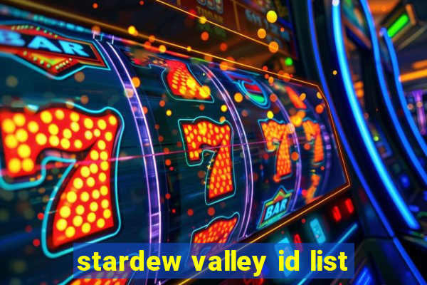 stardew valley id list